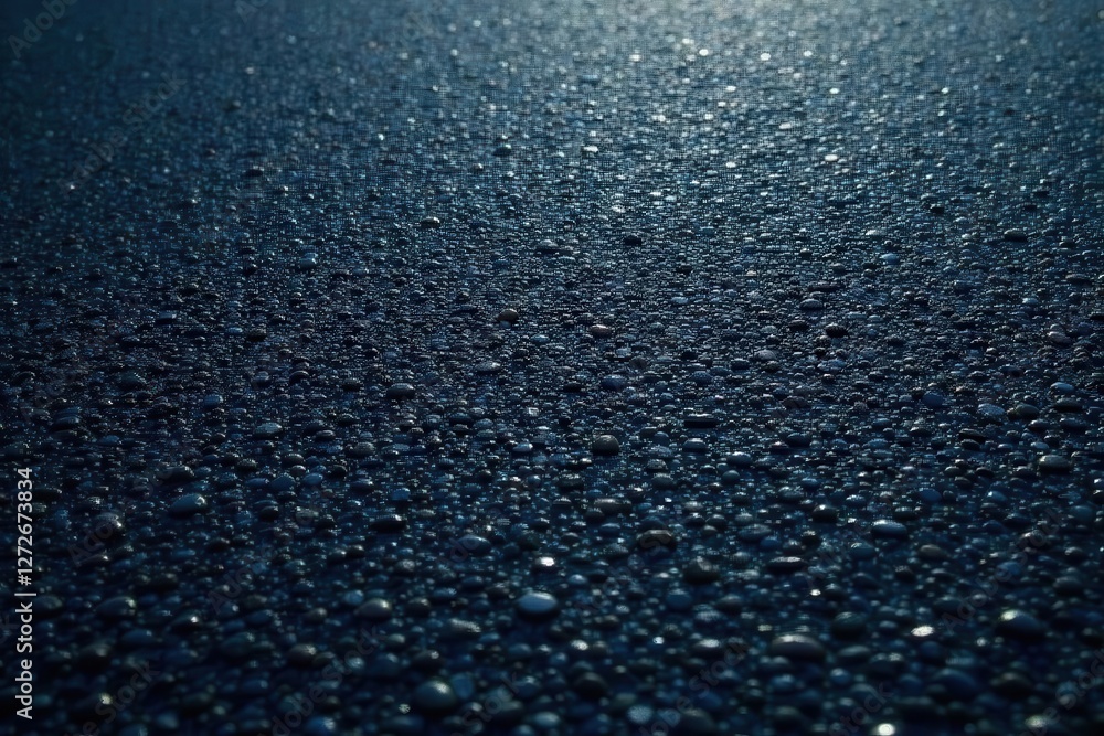 Fine-grained asphalt, smooth dark grey surface, macro, road Fine-grained asphalt, smooth dark grey surface, macro, road