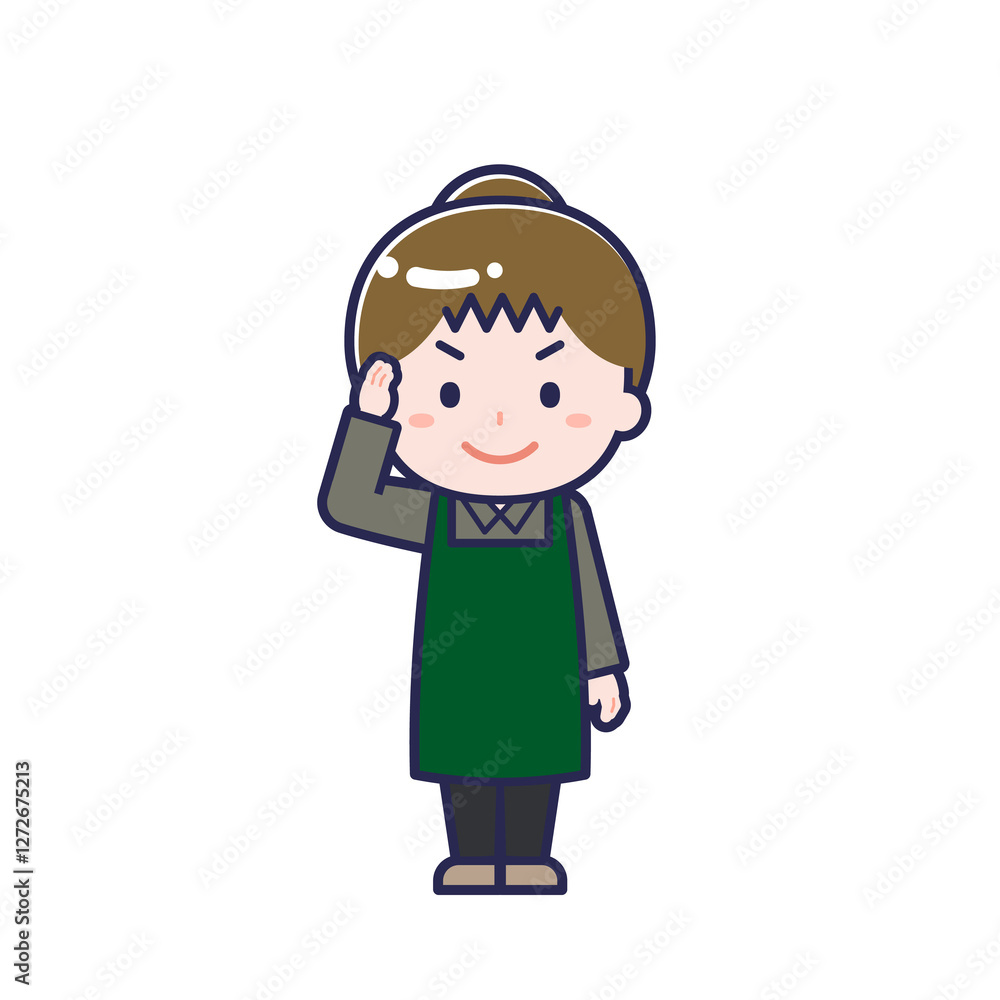 カフェ店員/女性 02 カフェ店員/女性 02