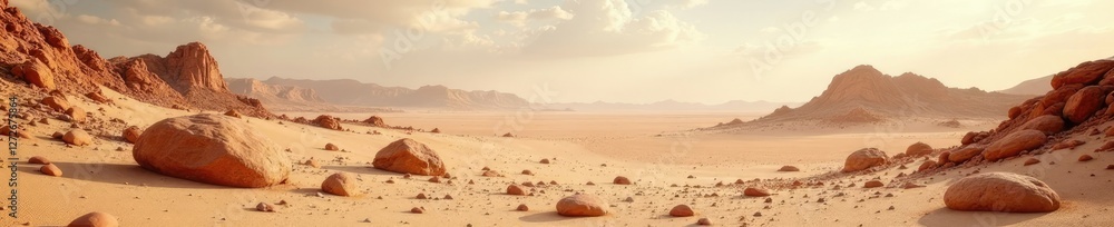 Grainy and grungy texture overlay of rocks and pebbles in a desert landscape, grunge, texture, weathered