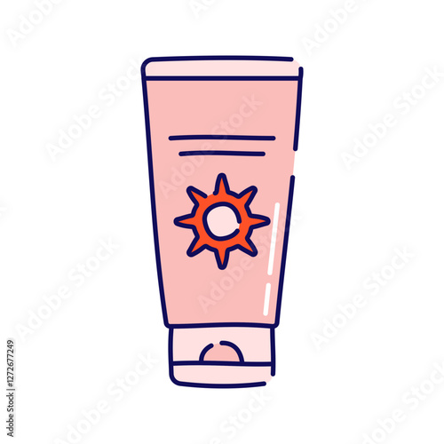 Sunscreen. Bottles of sunscreen to protect skin from sun exposure.