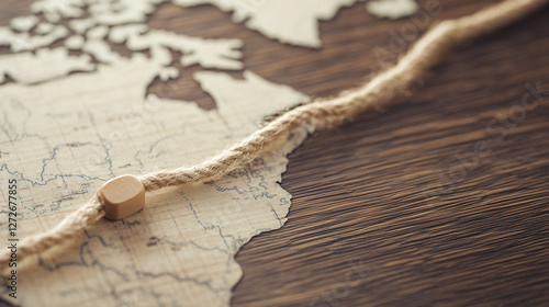 A Journey Marked: A map, wi...