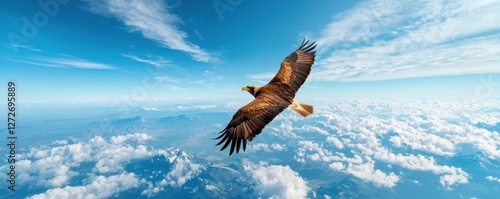 eagle in flight