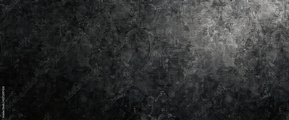Fototapeta premium Dark Gray Textured Concrete Wall Background with Rough Surface