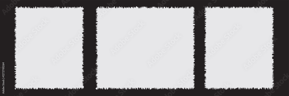 Set of Torn Paper Frames. Vector Collage Shape of Black Ripped Papers Silhouettes isolated on white background. Variety Design. EPS 10 Set of Torn Paper Frames. Vector Collage Shape of Black Ripped Papers Silhouettes isolated on white background. Variety Design. EPS 10