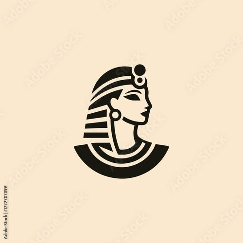 Egyptian lady logo