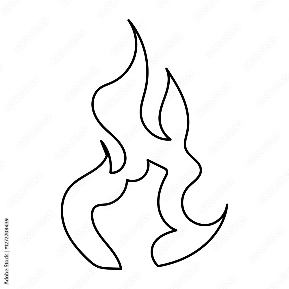 Fire set vector design big pack of flame icon Fire set vector design big pack of flame icon