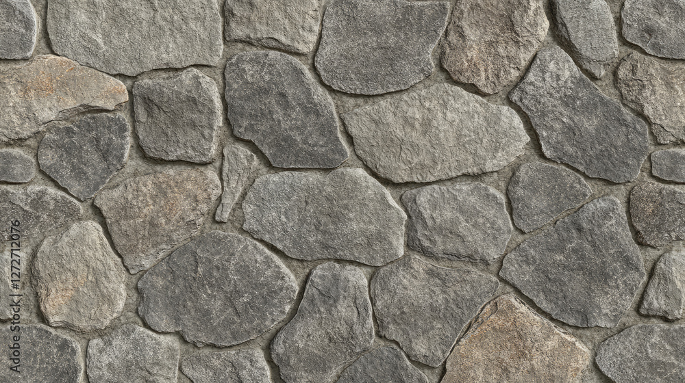 A seamless high-resolution gray cobblestone texture, ideal for use in 3D renderings or construction projects. A seamless high-resolution gray cobblestone texture, ideal for use in 3D renderings or construction projects.