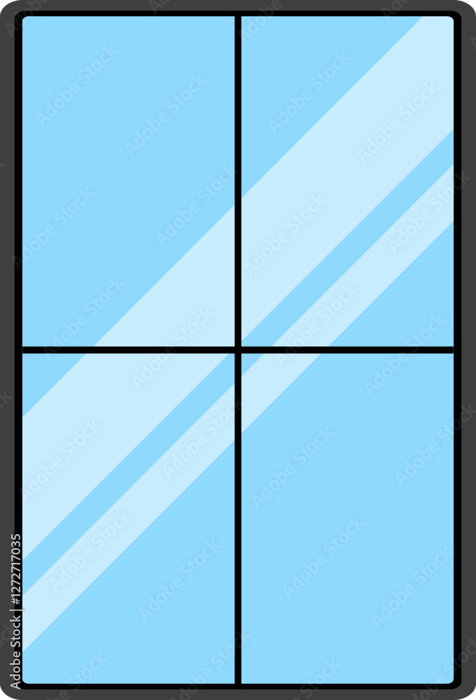 Fototapeta premium Home Frame Glass Window