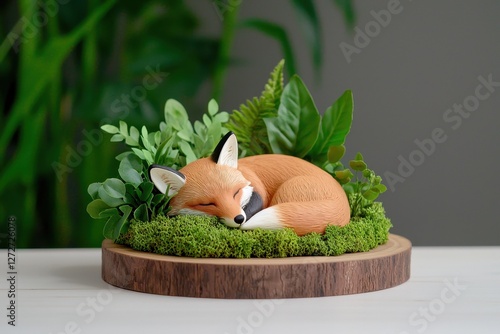 fox in a basket