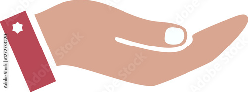 Holding, Protection, Care hands, 손 벡터 일러스트