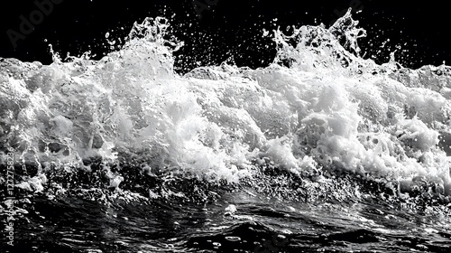 Wallpaper Mural Crashing Waves at Night Ocean Scene Nature Photography Dramatic Environment Close-Up View Torontodigital.ca