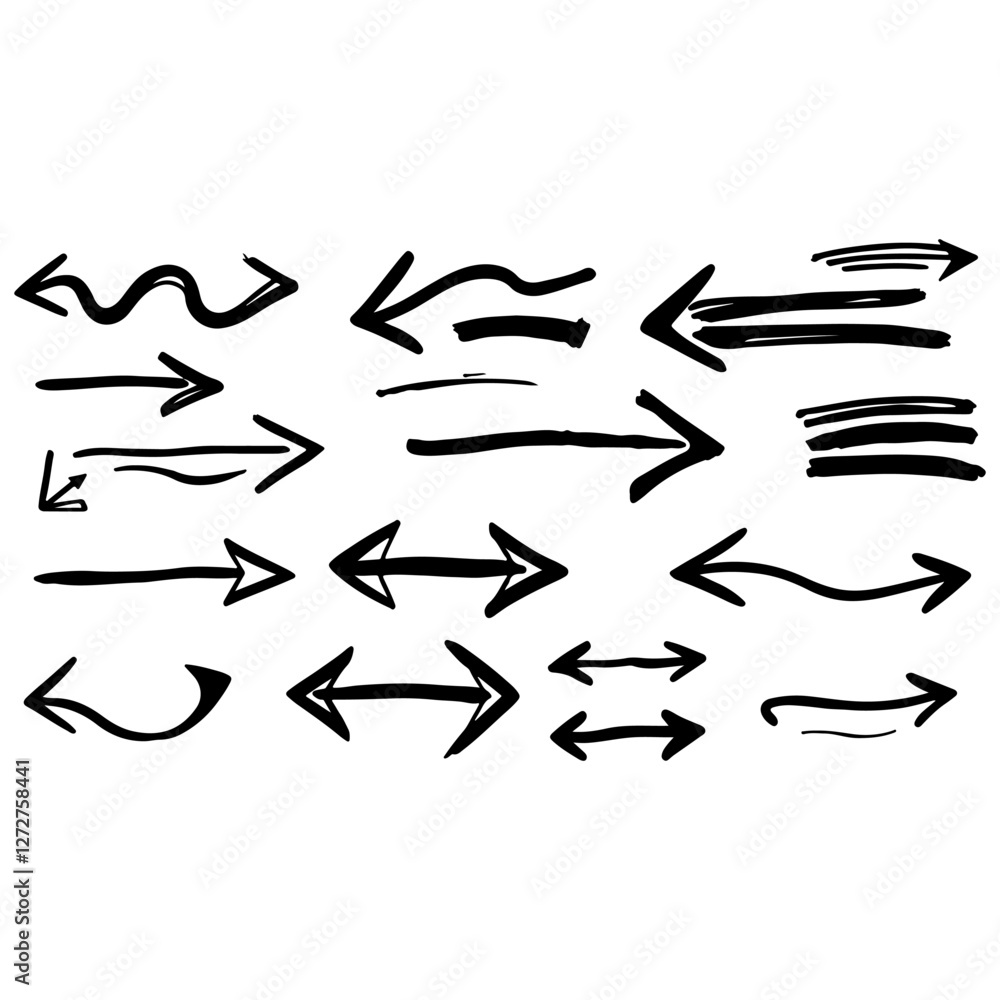 Fototapeta premium vector set of arrows