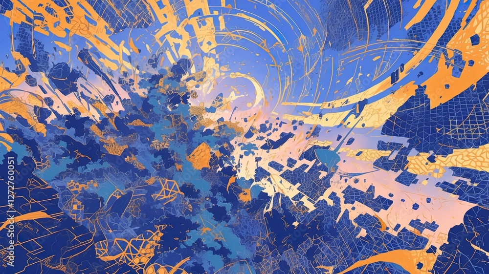 Abstract Colorful Artistic Sky Background Abstract Colorful Artistic Sky Background