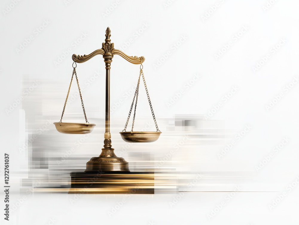 dynamic representation of justice scales, symbolizing balance and fairness. blurred background adds sense of motion and urgency dynamic representation of justice scales, symbolizing balance and fairness. blurred background adds sense of motion and urgency