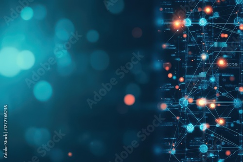 Wallpaper Mural Biotechnology innovation, advanced DNA sequencing, glowing data Torontodigital.ca