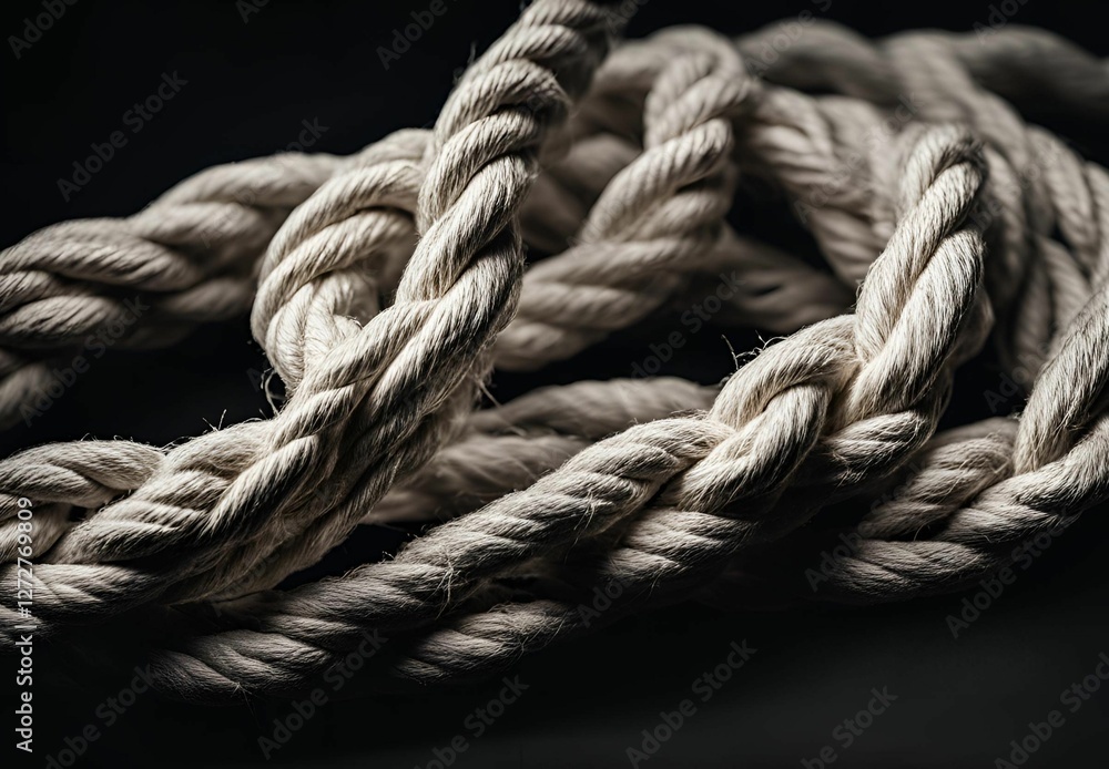Rope on wooden background Rope on wooden background