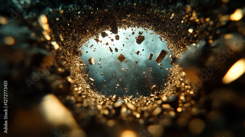 Futuristic City with Quantum Computing Infrastructure