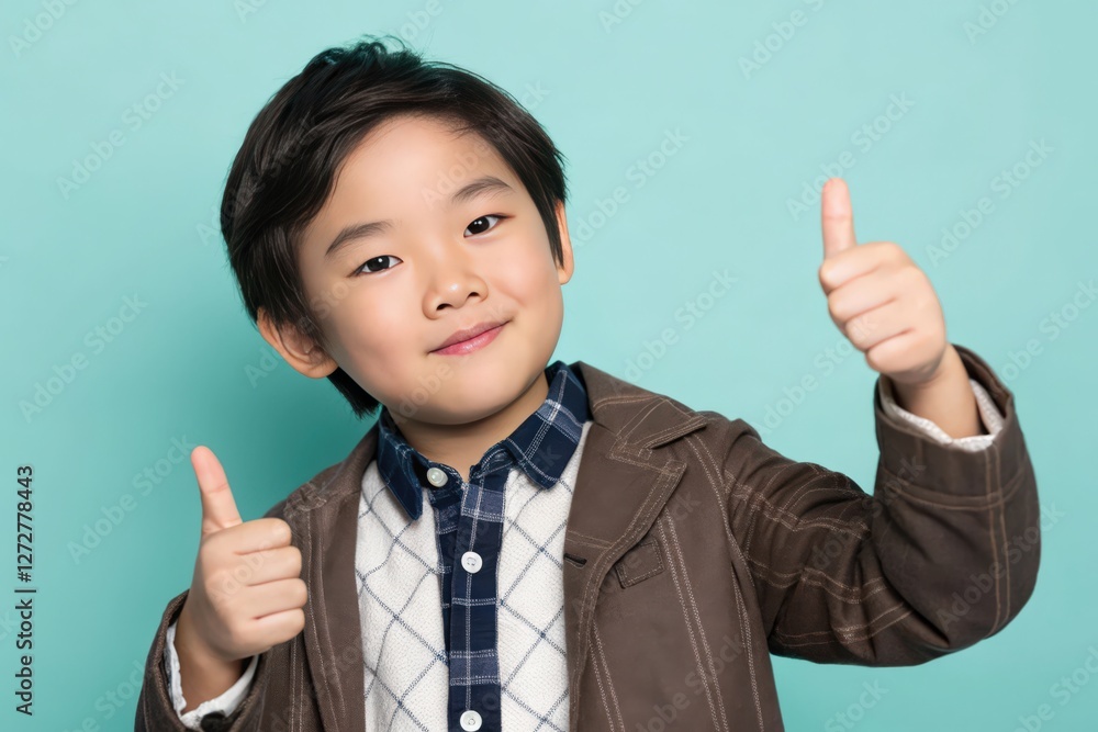 Smiling boy giving thumbs up. Positive, cheerful, and confident child. Smiling boy giving thumbs up. Positive, cheerful, and confident child.