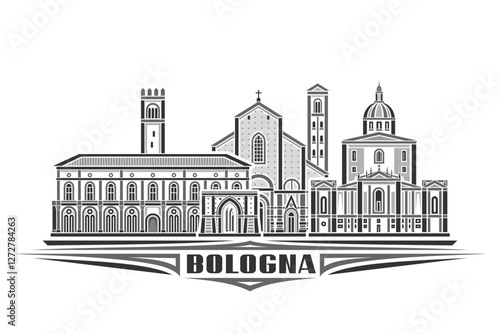 Vector illustration of Bologna