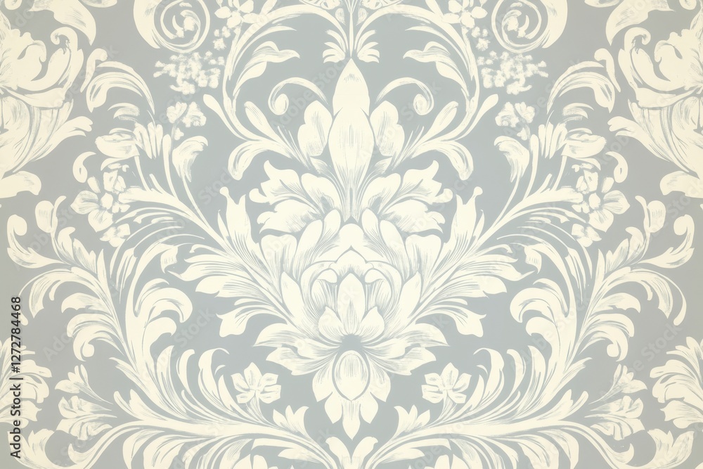 Elegant Floral Design with Soft Blue Background and White Accents Elegant Floral Design with Soft Blue Background and White Accents