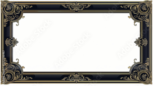 Antique and vintage frames with clipping paths offer blank space for your photo or design