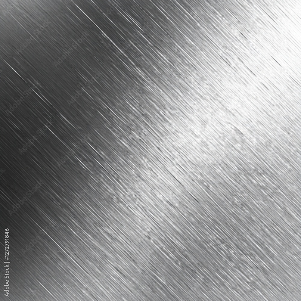 Fototapeta premium Smooth Brushed Metal Surface with Subtle Light Reflection