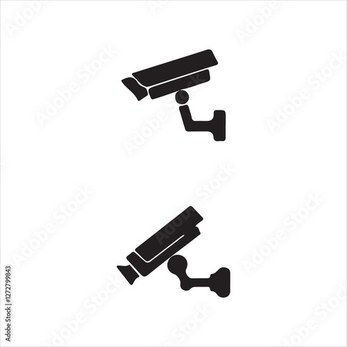 security camera vector illustration