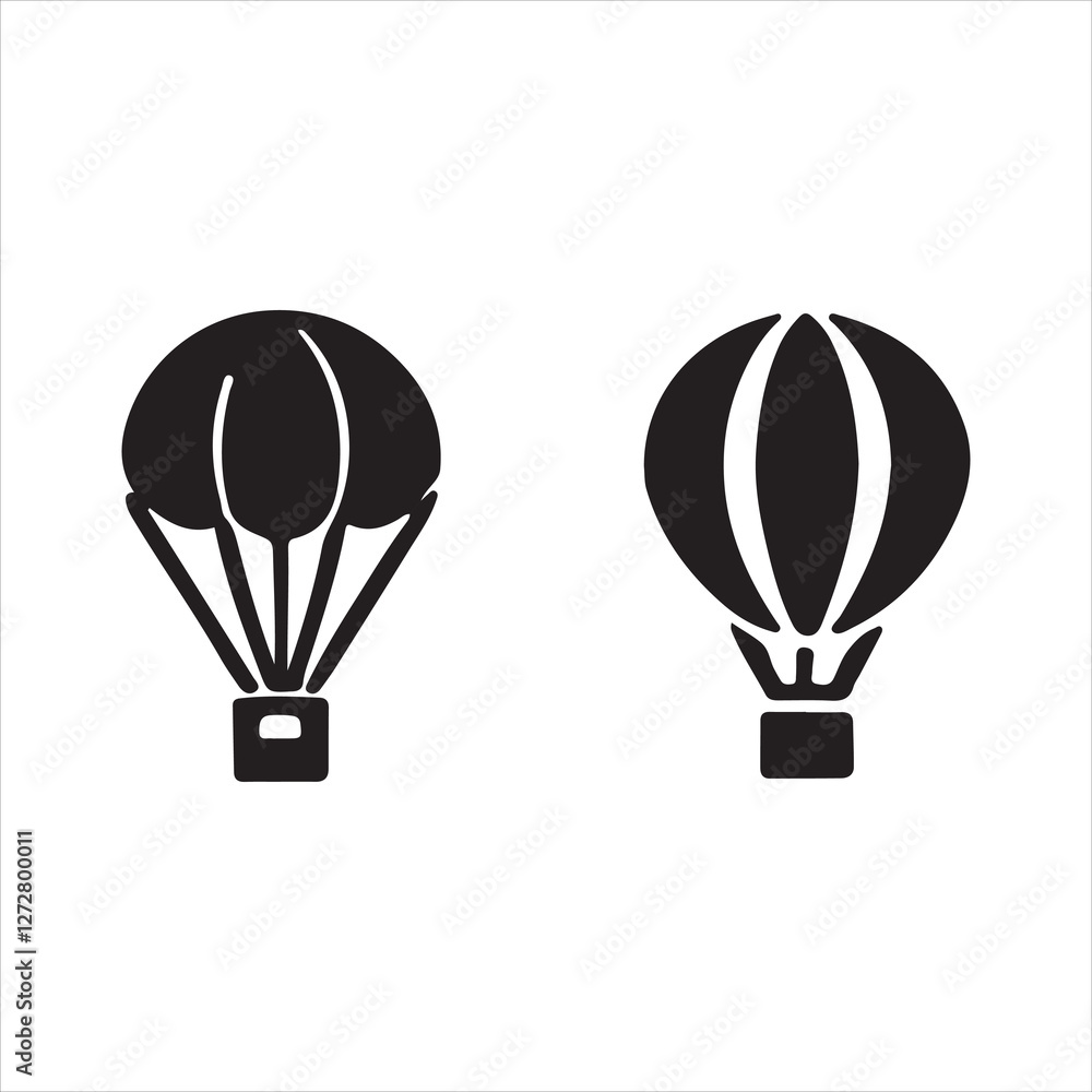 Naklejka premium hot air balloon vector