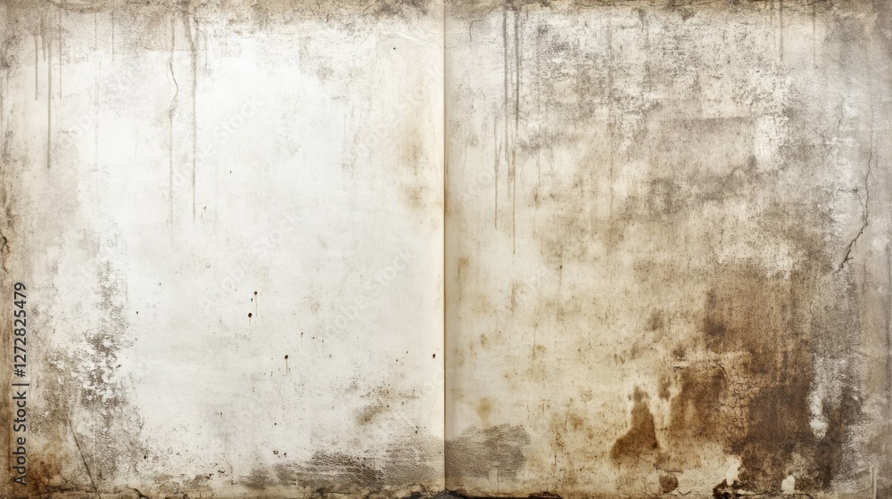 Obraz premium Dementia risk symbolized by an old notebook with fading ink. Featuring soft lighting and vintage textures