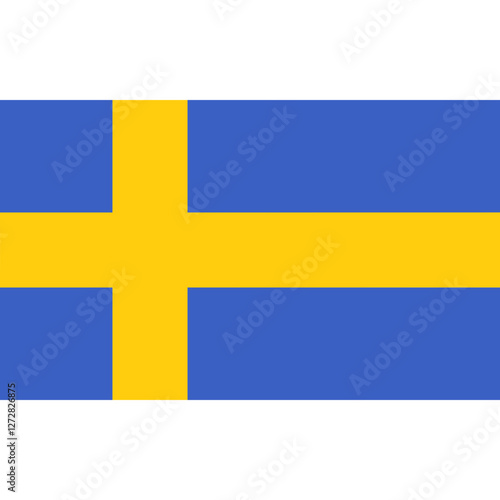 Sweden flag. Flag of Sweden