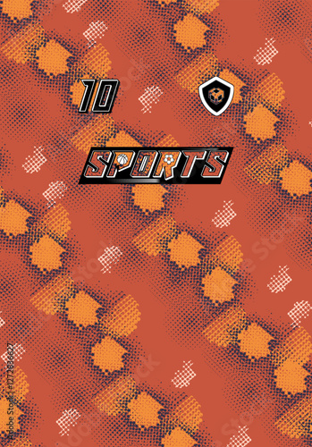 Wallpaper Mural Stylish Sports Jersey Unique Design for Soccer Football Basketball Esports Trendy Colors Geometric Patterns Minimalist Aesthetic Torontodigital.ca