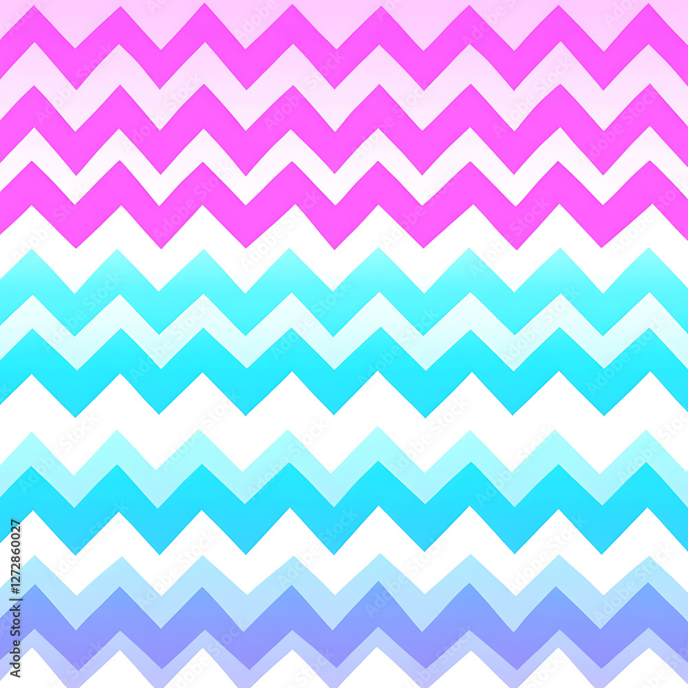 Zigzag Pattern Design in Gradients of Pink Cyan and Blue for Vibrant Wallpapers and Backgrounds. Zigzag Pattern Design in Gradients of Pink Cyan and Blue for Vibrant Wallpapers and Backgrounds.