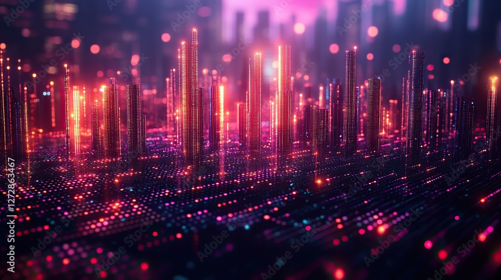 cryptocurrency market trends comprehensive bar graph analysis of stock exchange indices on a vibrant purple background cryptocurrency market trends comprehensive bar graph analysis of stock exchange indices on a vibrant purple background