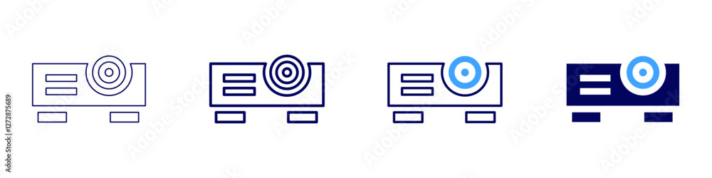 Device network icon in 4 different styles. Thin Line, Line, Bold Line, Duotone. Duotone style. Editable stroke Device network icon in 4 different styles. Thin Line, Line, Bold Line, Duotone. Duotone style. Editable stroke