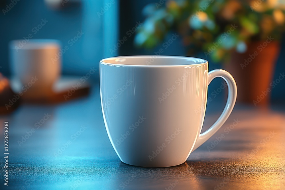 Serene Evening Coffee: A Moment of Tranquility Serene Evening Coffee: A Moment of Tranquility