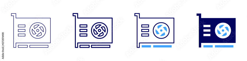 Device storage icon in 4 different styles. Thin Line, Line, Bold Line, Duotone. Duotone style. Editable stroke Device storage icon in 4 different styles. Thin Line, Line, Bold Line, Duotone. Duotone style. Editable stroke