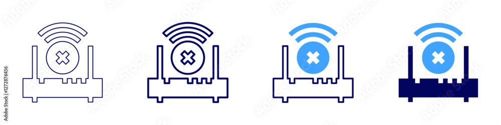 Device streaming icon in 4 different styles. Thin Line, Line, Bold Line, Duotone. Duotone style. Editable stroke Device streaming icon in 4 different styles. Thin Line, Line, Bold Line, Duotone. Duotone style. Editable stroke