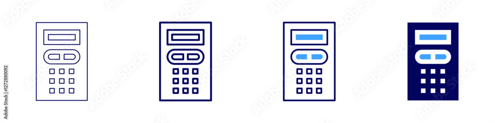 Transceiver device icon in 4 different styles. Thin Line, Line, Bold Line, Duotone. Duotone style. Editable stroke Transceiver device icon in 4 different styles. Thin Line, Line, Bold Line, Duotone. Duotone style. Editable stroke