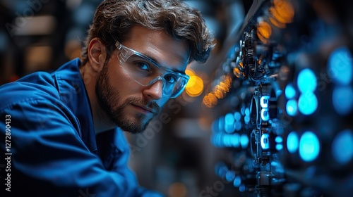 engineer harnessing smart industry 4 0 technologies for enhanced energy efficiency,sustainable development management