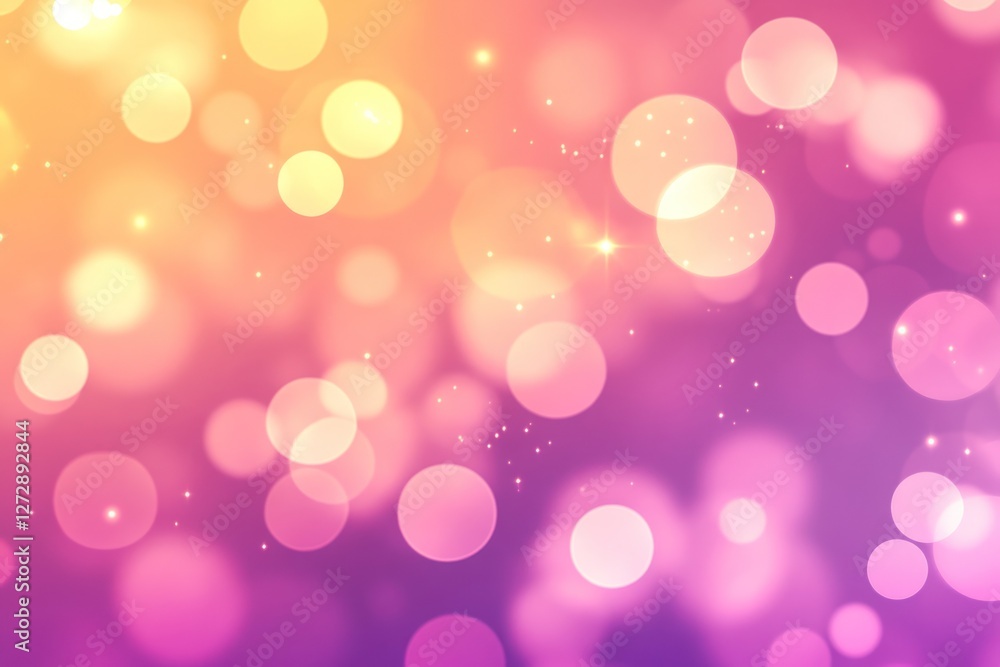 Fototapeta premium Colorful bokeh background with soft light effects