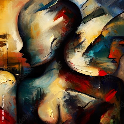 Expressionism Portrait Abstract Overlays