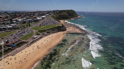 Wallpaper Mural Bar Beach And Dixon Park Beach In New South Wales, Australia - Aerial Shot Torontodigital.ca