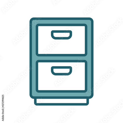 file cabinet icon vector design template simple and clean