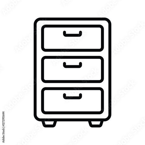 file cabinet icon vector design template simple and clean