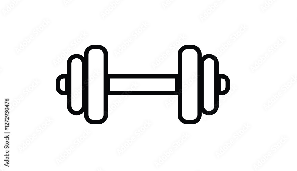 Dumbbell vector icon. Web icon gym dumbbell simple symbol
Dumbbell vector icon. Web icon gym dumbbell simple symbol