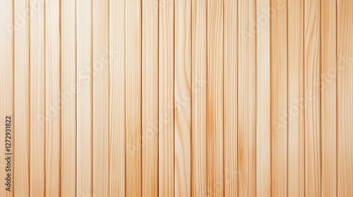 A smooth, light-colored wooden surface with vertical grain lines, creating a warm and natural aesthetic.