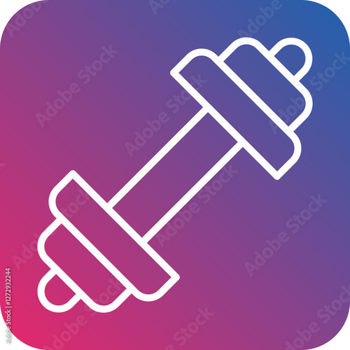 Dumbbells Icon Style