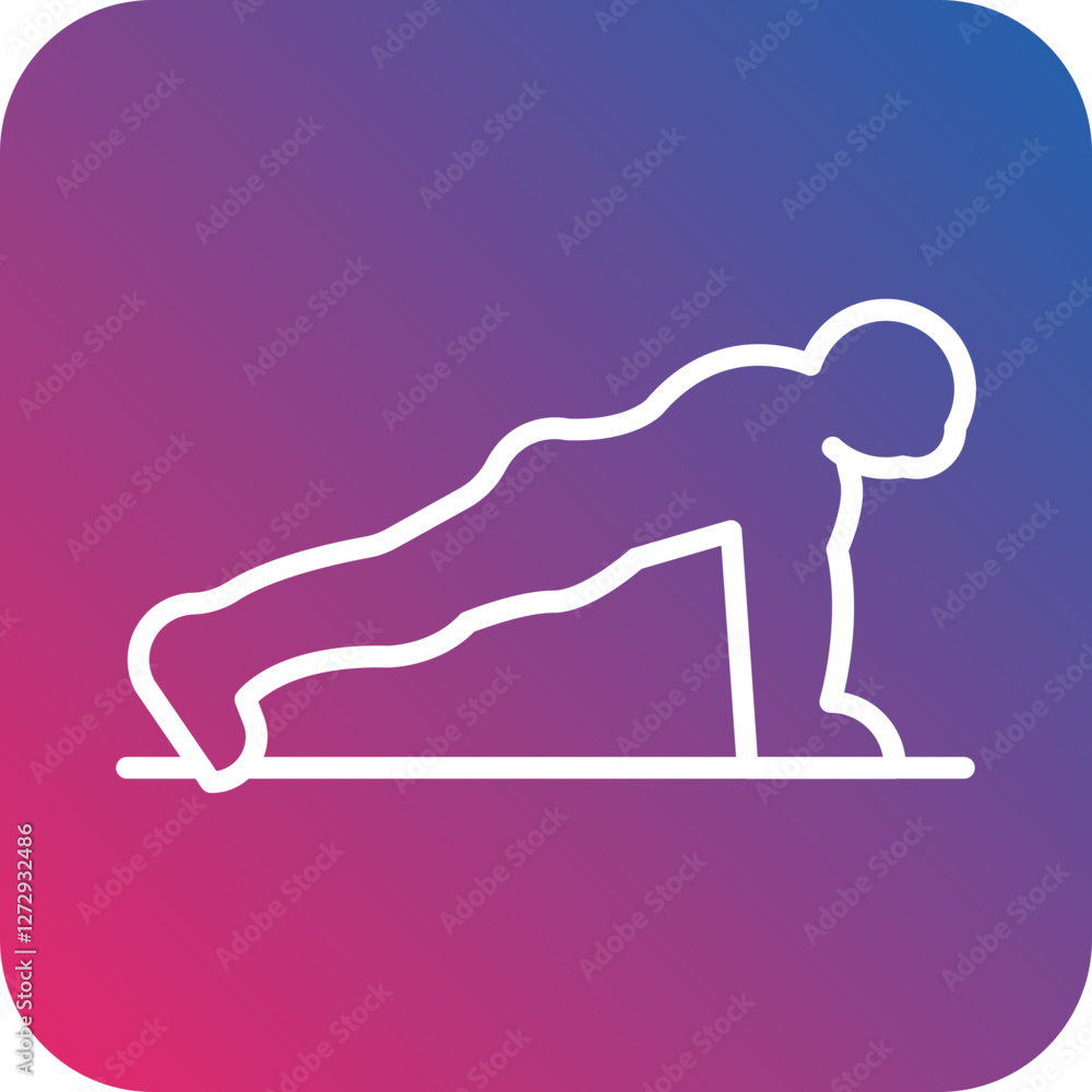 Obraz premium Push Up Icon Style