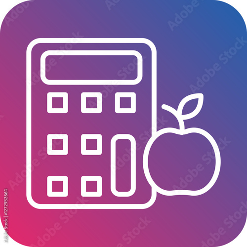 Calorie Calculator Icon Style