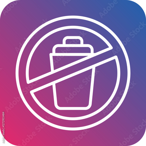 Zero Waste Icon Style